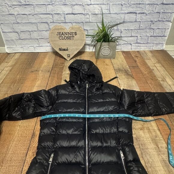Andrew Marc black puffer jacket packable lightweight premium down - Picture 10 of 12